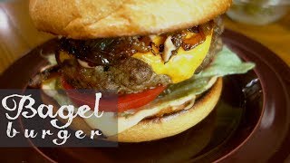 베이글 수제버거 만들기 - Bagel burger