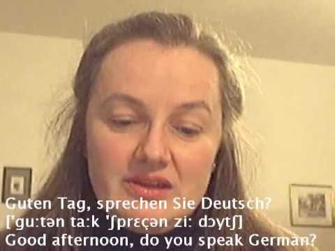 Lesson 1 (for beginners) - Learn German easily - YouTube