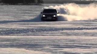 S70 AWD drifting and running on snow