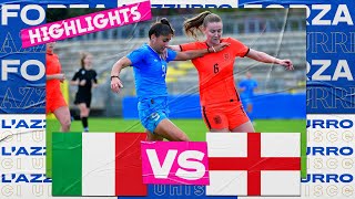 Highlights: Italia-Inghilterra 0-0 (1-4 dcr) - Under 23 femminile (14 novembre 2022)