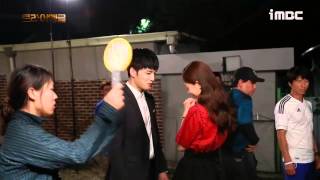 [VIDEO] Jaejoong and Jinhee Kiss Scene BTS in Triangle Ep 20