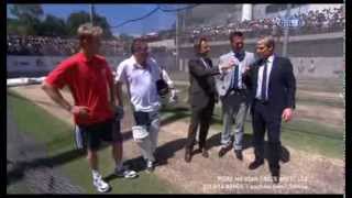 Piers Morgan faces Brett Lee (LONG VERSION) - 2013/14 Ashes