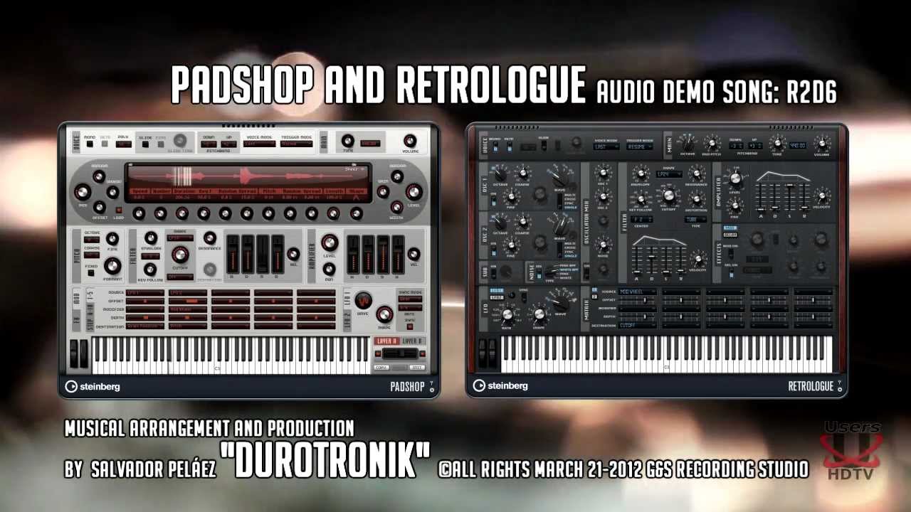 RETROLOGUE and PADSHOP audio demo - Cubase 6.5 - YouTube