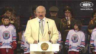 Лукашенко: юбилейному Рождественскому турниру в преддверии чемпионата мира придается особое значение