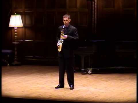 Sequenza IXb, by Luciano Berio / Doug O'Connor, alto saxophone - Part One