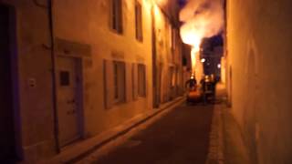 Incendie rue des Marionnettes à La Rochelle (19 juillet 2013)