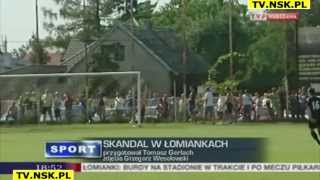 tv.nsk.pl 2013-08-17a KS Łomianki - MKS Polonia Warszawa 0-2 bramki relacja wywiady