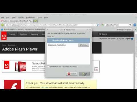 Adobe Flash Plugin install on 64 bit Xubuntu 12.04 LTS (quick vid ...