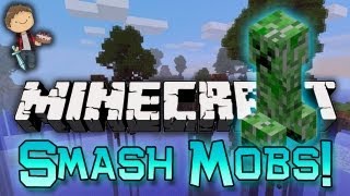 Minecraft: I'M A CREEPY CREEPER! Super Smash Mobs w/Mitch & Friends!