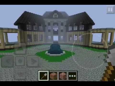 Minecraft PE World #4 Mansion - YouTube