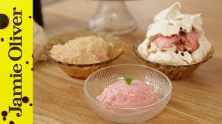 Jamie Oliver's 45 Second Strawberry Ice Cream for Wimbledon!