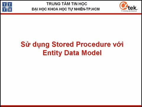 Sủ dụng Store Procedure với Entity Data Model