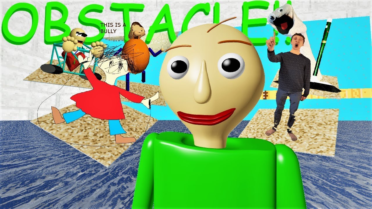 Baldi S Obstacle Course Is Flooded Not Roblox Srsly