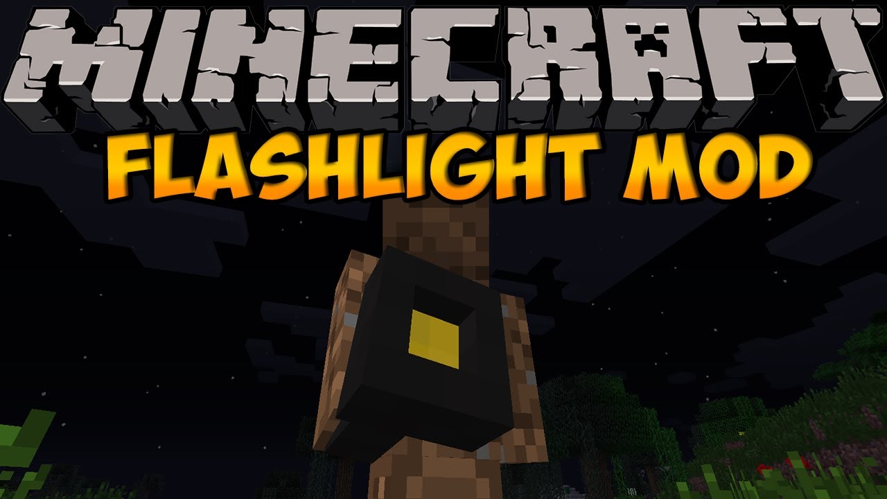 Chazofftopic Minecraft Mods FLASHLIGHT MOD! REALISTIC & FUN! [1.4.7