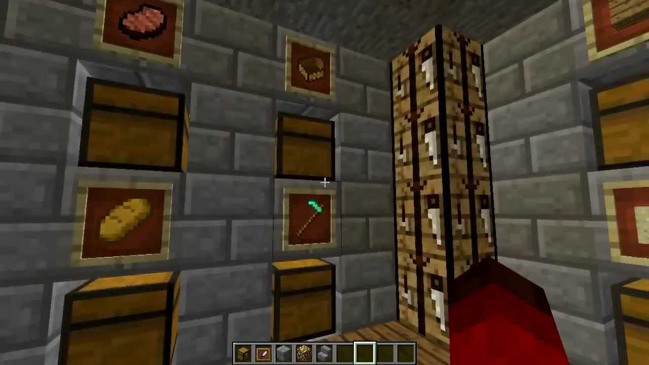 #Minecraft 1.4: Cool Chest Room Showcase & TUTORIAL - YouTube