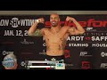 Strikeforce: Marquardt vs. Saffiedine Weigh-In Video