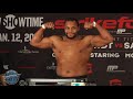 Strikeforce: Marquardt vs. Saffiedine Weigh-In Video