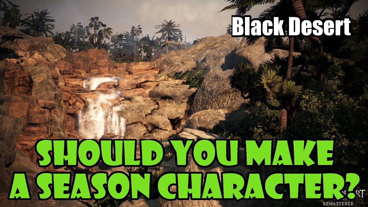 Black desert online remastered how many free character slots online