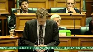 GCSB and Related Legislation Amendment Bill - Third Reading - Part 5