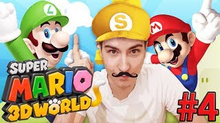 Super Mario 3D World [#4] - Zaglądamy księżniczce pod spódniczkę ( ͡° ͜ʖ ͡°)