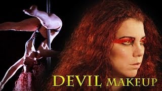 Pole Dance e Make Up: DEVIL INSPIRED