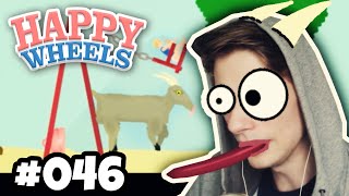 SUPER COOLE LEVEL! - GOAT SIMULATOR & 8BIT-WELT ★ HAPPY WHEELS #046 | Herr Bergmann