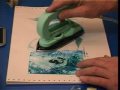 Encaustic Art Lesson 03 - Rubber Stamping - Youtube