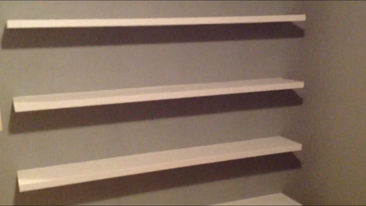 How to Build Sleek Free-Floating Wall Shelves! - YouTube