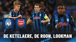 Atalanta-Arsenal 0-0 | Le interviste a De Ketelaere, De Roon e Lookman | MD1 UCL League Phase