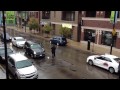 Poorly Attempted HIT and RUN.... Cab Drive Gets Revenge!!!!! Driver Smashes six Cars