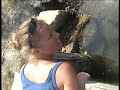 Girl Being Bitten by Aggressive Water Snakes