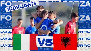 Highlights: Italia-Albania 3-0 | Under 15 | Amichevole