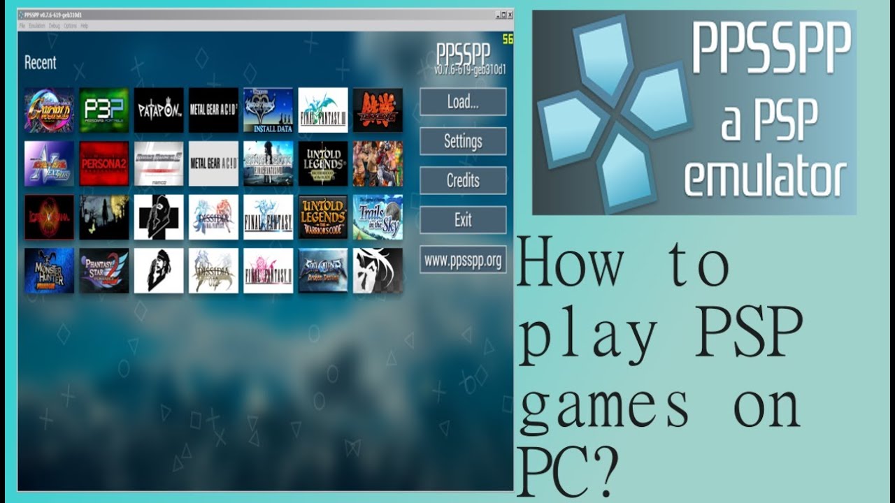 how to play games on jpcsp emulator mac