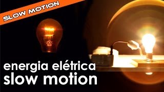 Energia elétrica em câmera lenta [série slow motion]