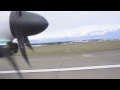 Horizon Air Bombardier Q400 landing at the Seattle-Tacoma International Airport