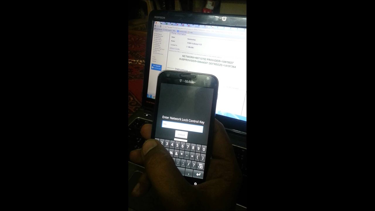 How to Unlock Samsung Galaxy S2 T989 from T Mobile by Unlock Code ...