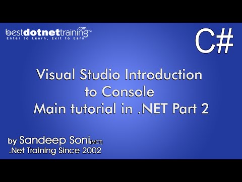 Visual Studio Introduction Tutorial | hqdefault jpg Visual Studio Introduction Tutorial | hqdefault jpg
