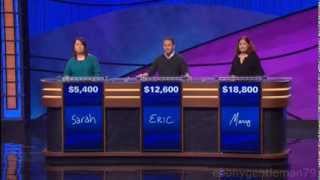 MC Alex Trebek, Canada's Finest Spitting Rap Lyrics! Jeopardy! 1-6-2014