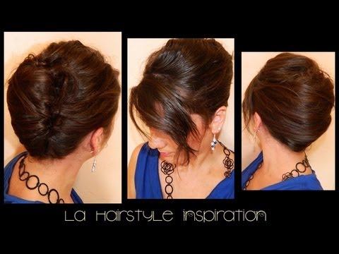 Chignon Banane ─ Technique simple ─ Coiffure originale | L.A Hairstyle Inspiration - YouTube