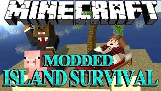 FINALE Minecraft Modded Survival Island Let's Play w/ BajanCanadian! #10