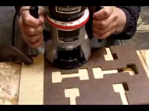 How to Make Mortise Slots in Counter Top for Miter Bolts YouTube