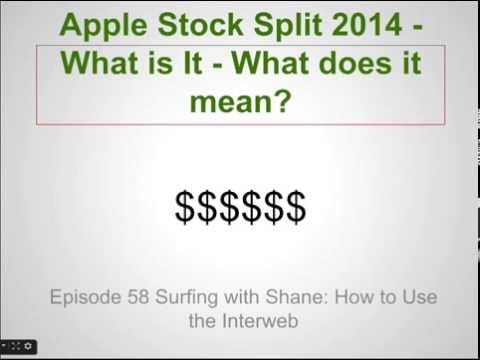 apple stock split soon