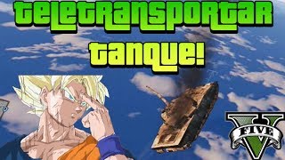 GTA V Online - Teletransportar Tanque - Tanque volador XD - en GTA 5 Online