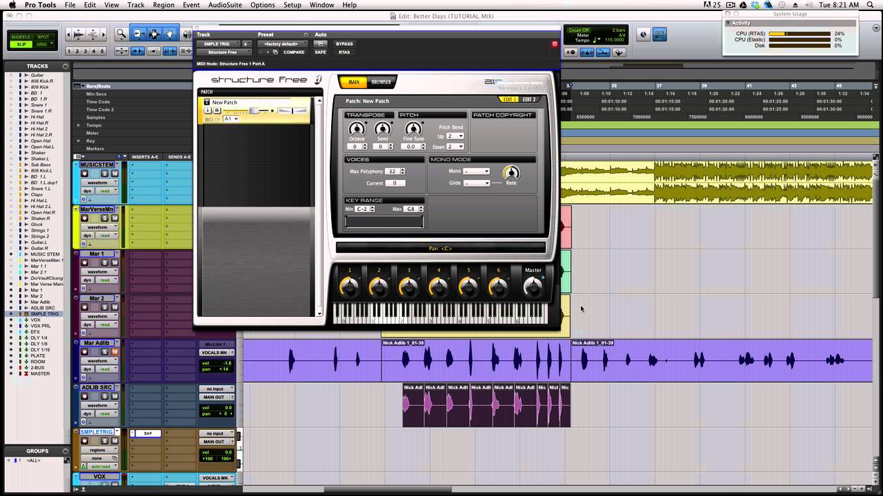 pro tools rap template