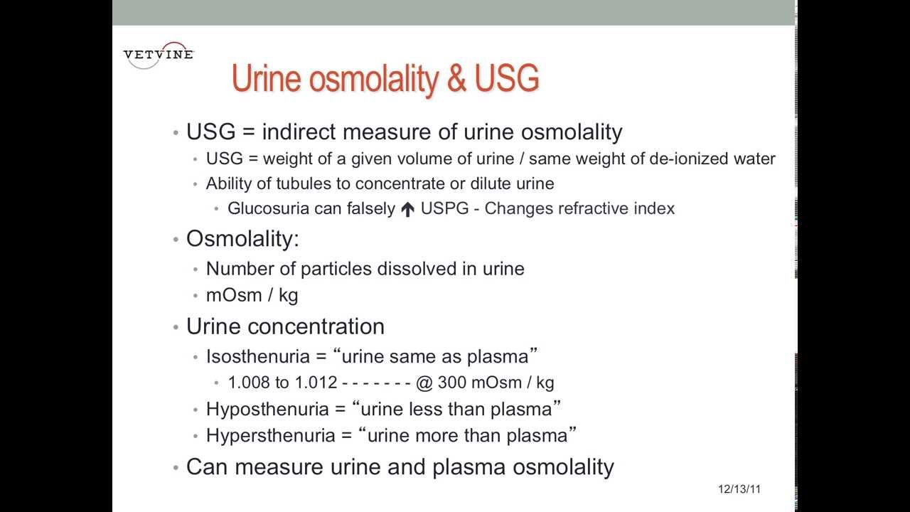 urine specific gravity range