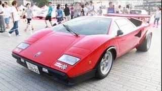 【横浜赤レンガ倉庫】 ランボルギーニ・カウンタックLP500S・ウォルターウルフ 【Lamborghini Countach LP500S Walter Wolf】