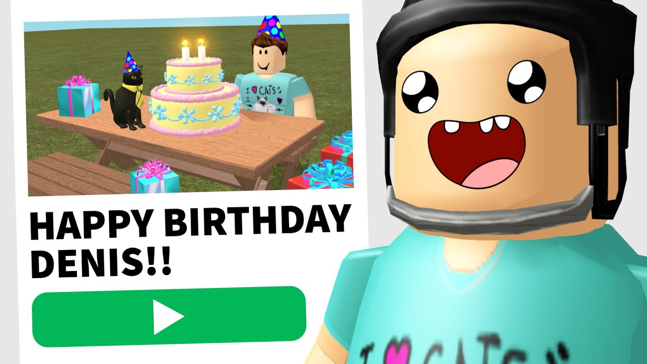 My Fans Made Me A Birthday Party In Roblox