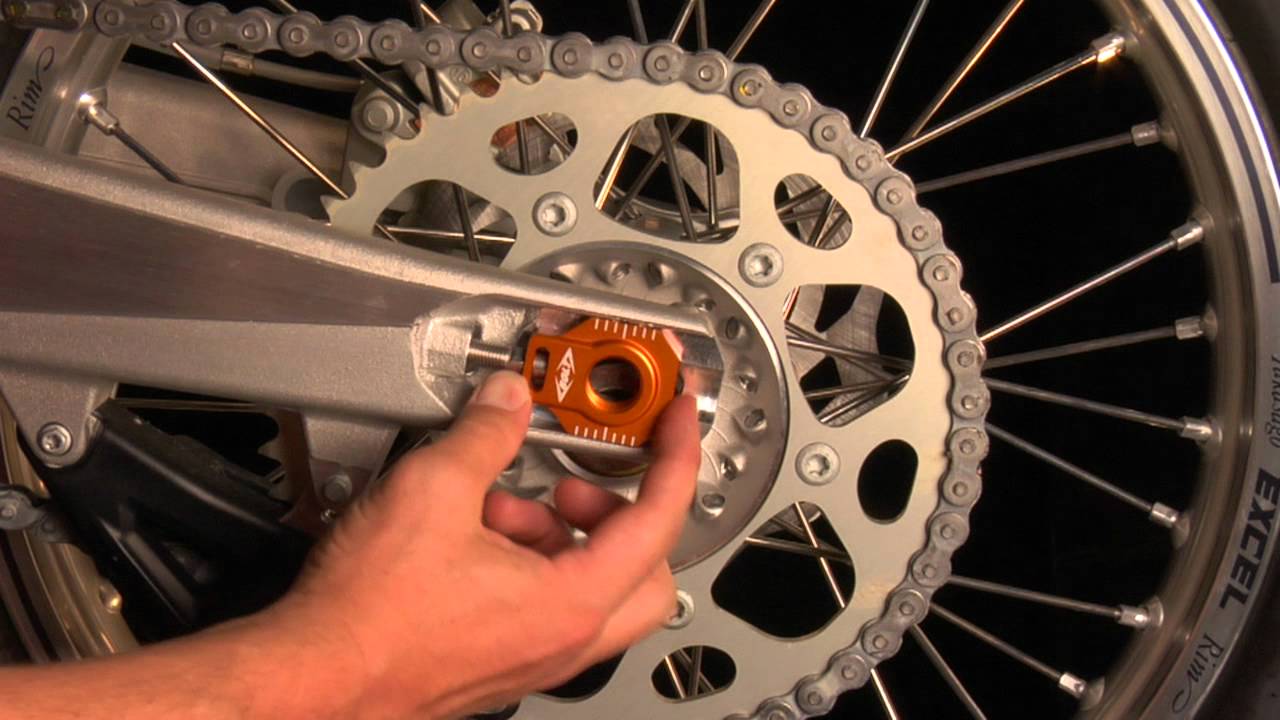 How to install Bolt's Chain Adjuster Blocks on a KTM YouTube