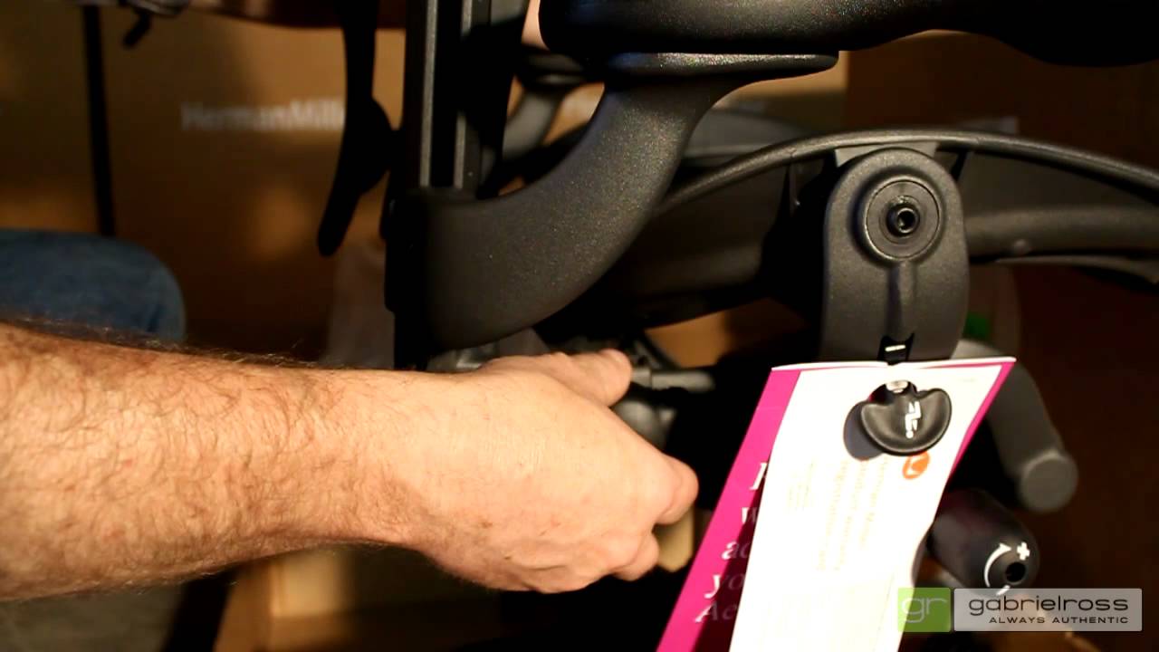 Herman Miller Aeron Chair Knock Down Assembly Video YouTube