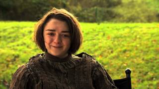 Game of Thrones: Roast Joffrey - Maisie Williams Impersonates Joffrey (HBO)